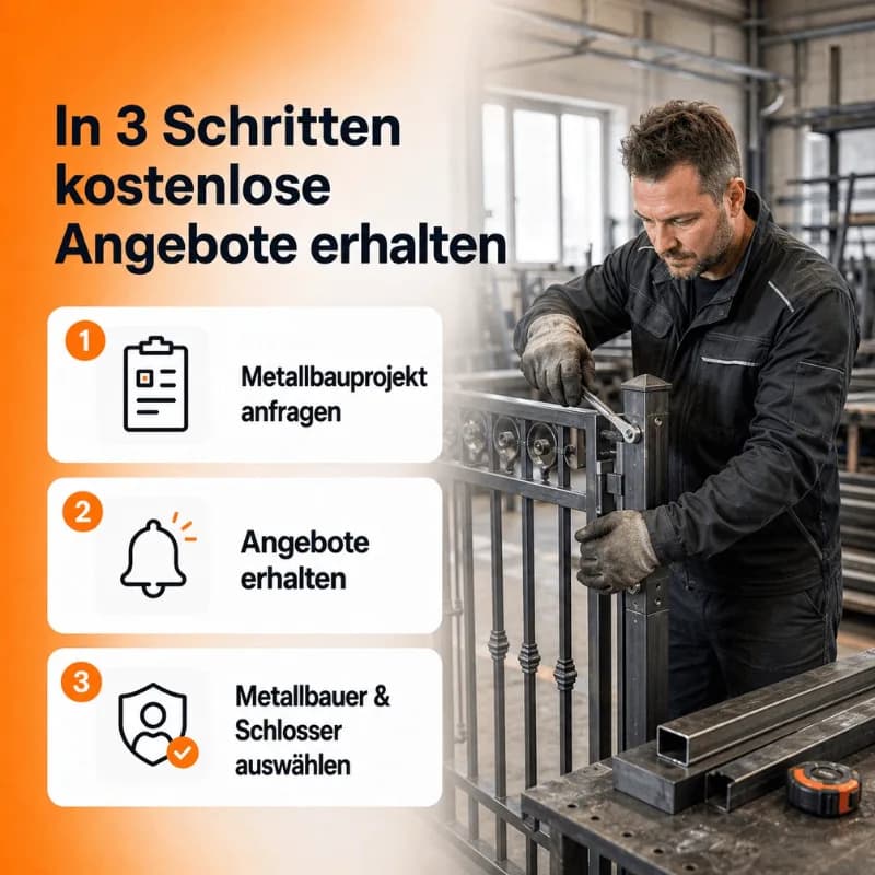 Metallbauer und Schlosser für dein Vorhaben