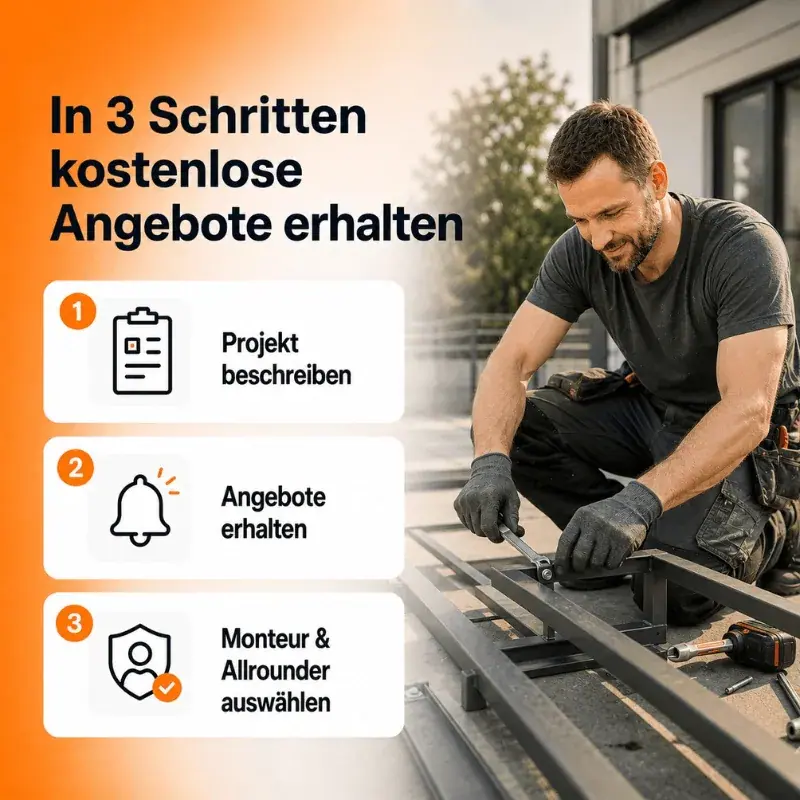 Montageservice und Allroundhandwerker für dein Projekt