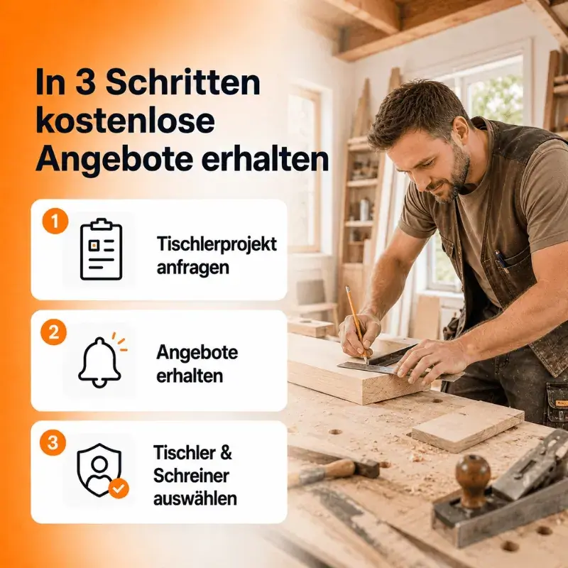 Tischler und Schreiner für dein Vorhaben