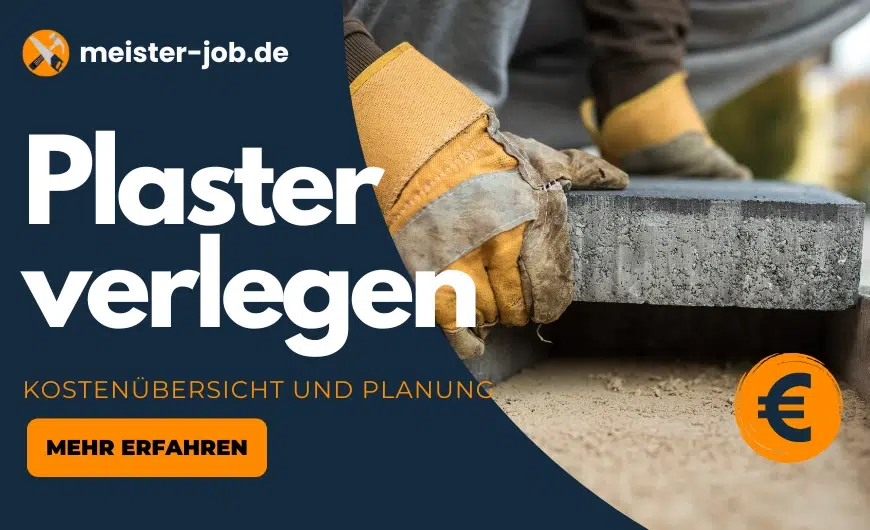 Nahaufnahme von verlegten Pflastersteinen in einem Gartenweg, die eine hochwertige und präzise Arbeit zeigen.