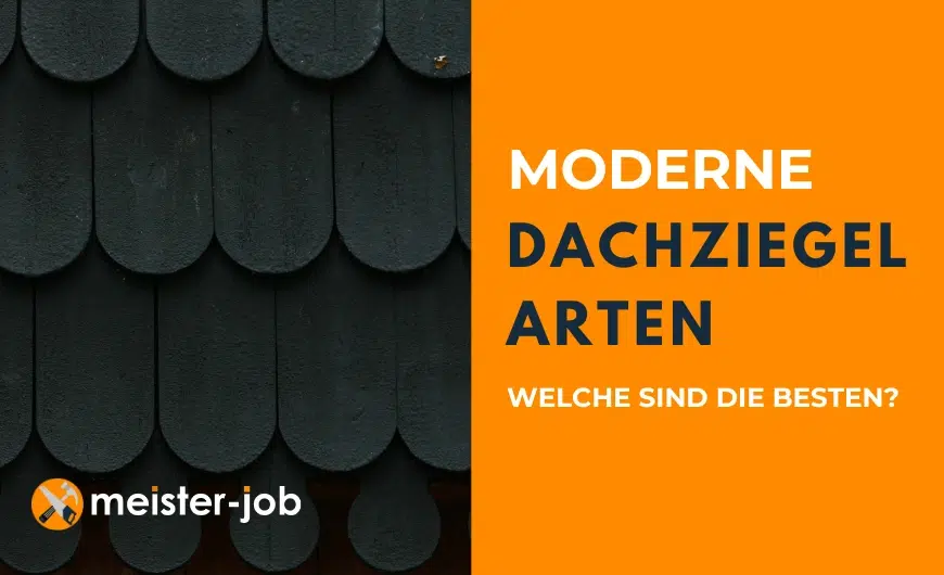 Verschiedene moderne Dachziegel Arten in unterschiedlichen Farben und Materialien auf einem Dach