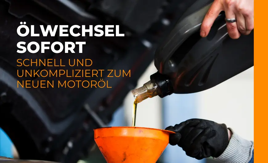 Ein schneller Ölwechsel sorgt für einen gut geschmierten Motor und längere Lebensdauer deines Autos. Finde günstige Ölwechsel-Angebote in deiner Nähe – auch ohne Termin!