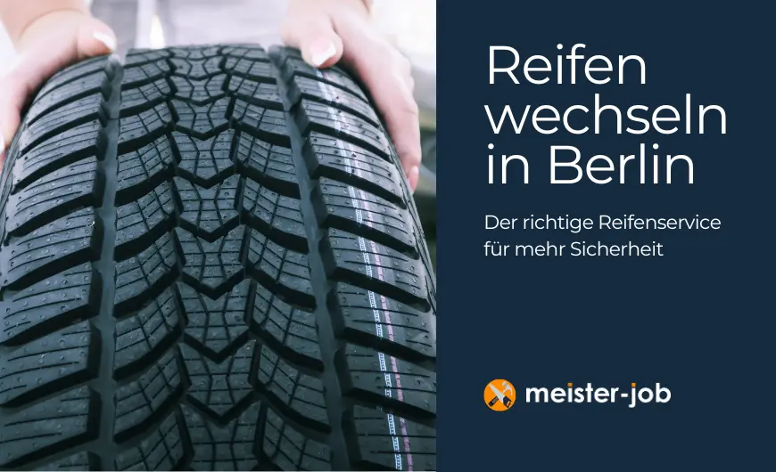 Automechaniker beim Reifenwechsel in Berlin – Professionelle Reifenmontage und Reifenservice für sichere Fahrten