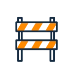 Bagger und Erdbauunternehmen bei Erdarbeiten auf einer Baustelle