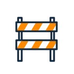 Bagger und Erdbauunternehmen bei Erdarbeiten auf einer Baustelle